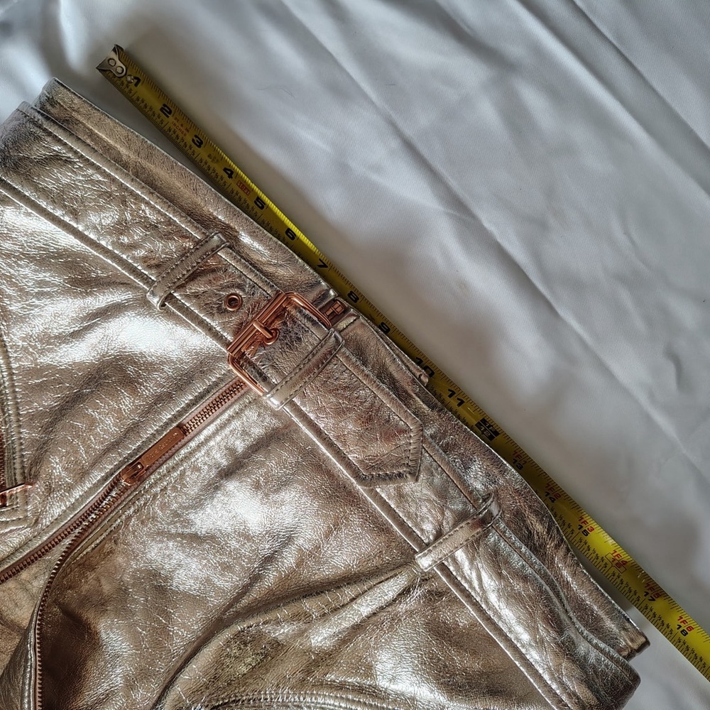 True Religion Rose Gold Metallic Women's Jacket - Picture 5 of 6